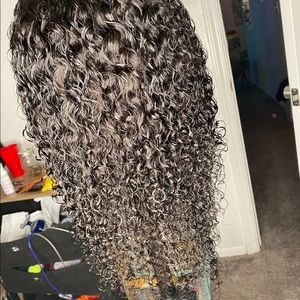 Full lace Water wave 22” wig